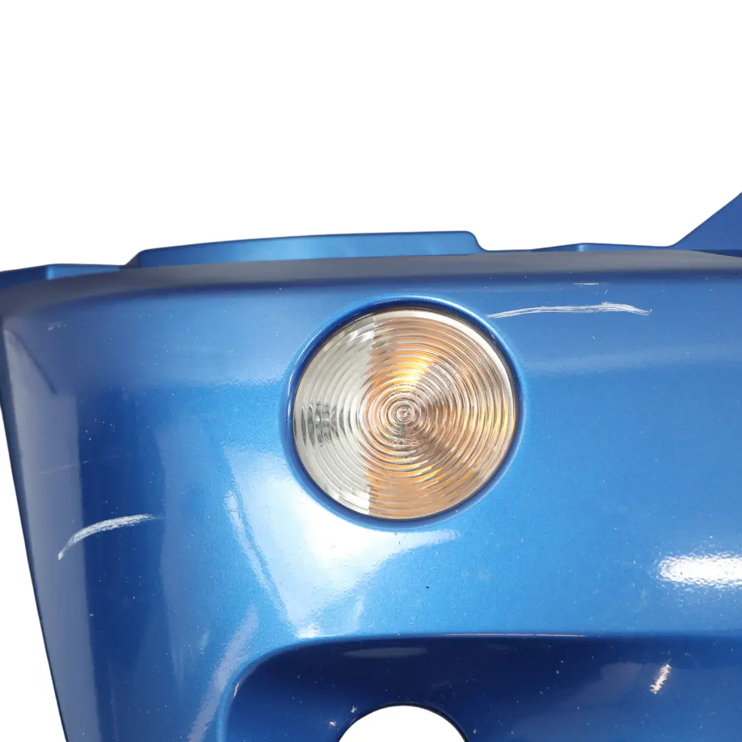Front Bumper Panel Hyper Blue Metallic - A28 to Mini Cooper S R52 R53 with Part number 0029955 Mini Cooper S R52 R53 Front Bumper Panel Hyper Blue Metallic - A28 - SKU 0029955-HYB - Part number 0029955