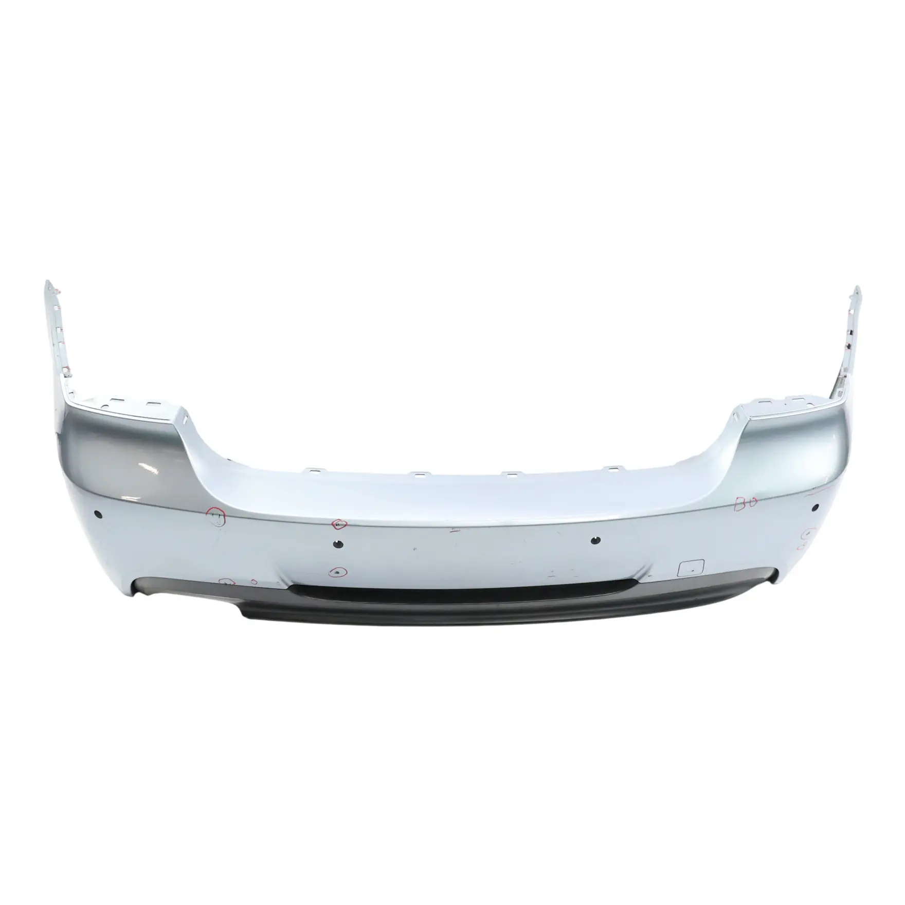 BMW E90 LCI Zderzak Tylny M-Pakiet PDC Bluewater Niebieski Metalik - 896