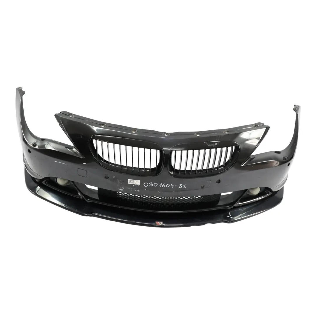 BMW E63 E64 Zderzak Przedni Black Sapphire Czarny Metalik - 475 - SKU 0301604-BS - Numer Części 0301604