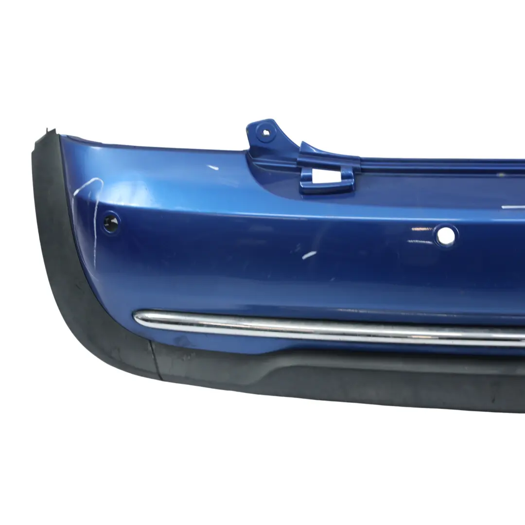 Bumper PDC Panel Hyper Blue Metallic - A28 to Mini R52 Cabrio Rear with Part number 0309183 Mini R52 Cabrio Rear Bumper PDC Panel Hyper Blue Metallic - A28 - SKU 0309183-HYB - Part number 0309183