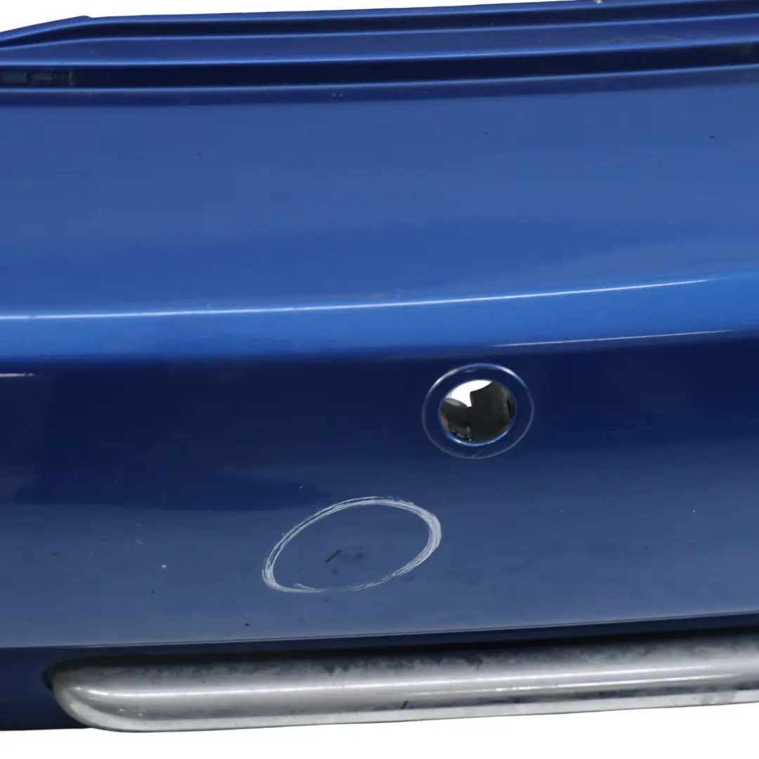 Bumper PDC Panel Hyper Blue Metallic - A28 to Mini R52 Cabrio Rear with Part number 0309183 Mini R52 Cabrio Rear Bumper PDC Panel Hyper Blue Metallic - A28 - SKU 0309183-HYB - Part number 0309183