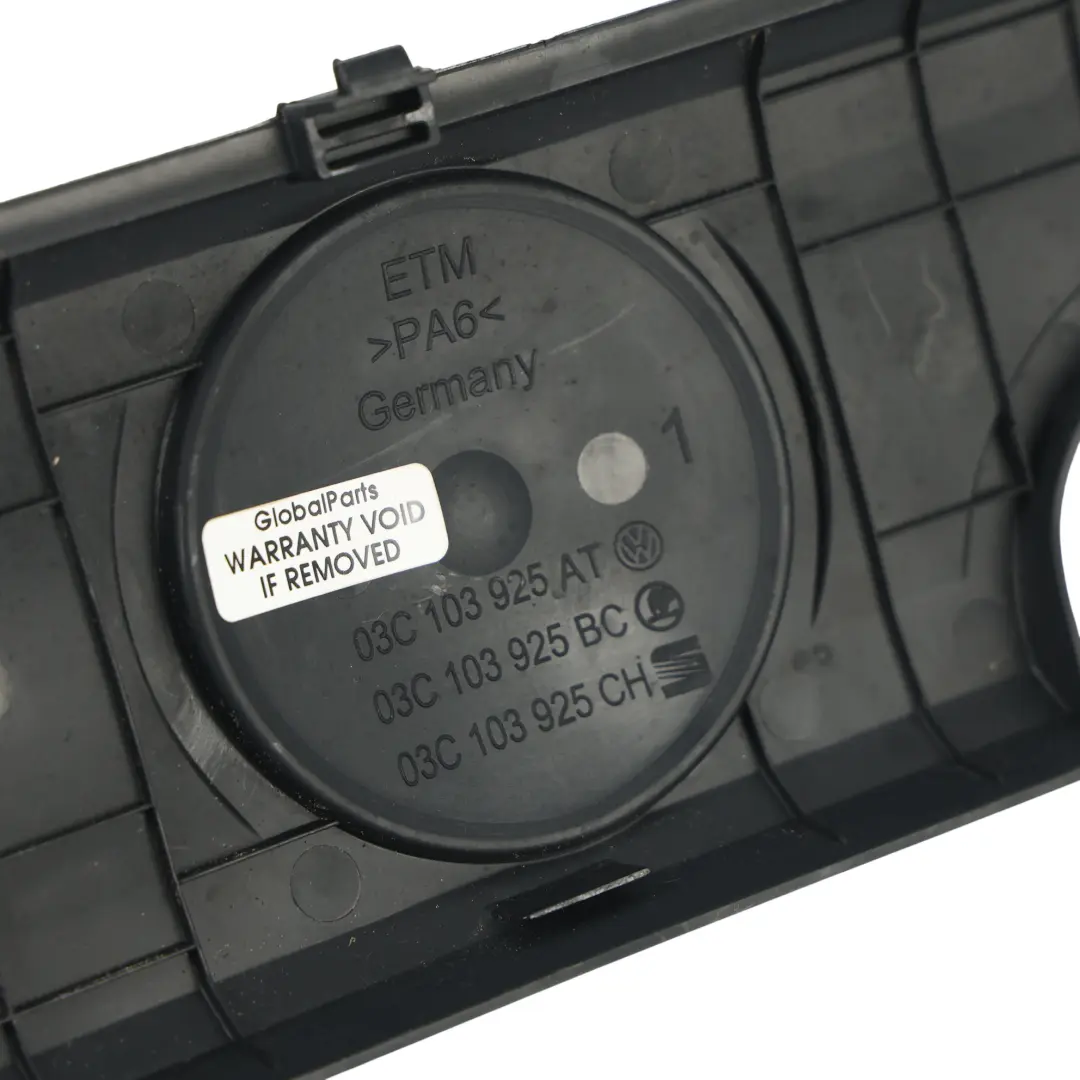 Seat Ibiza 6J Engine Top Cover Panel Trim Plastic Cover 1.4 Petrol 03C103925CH - SKU 03C103925BD - Part number 03C103925BD