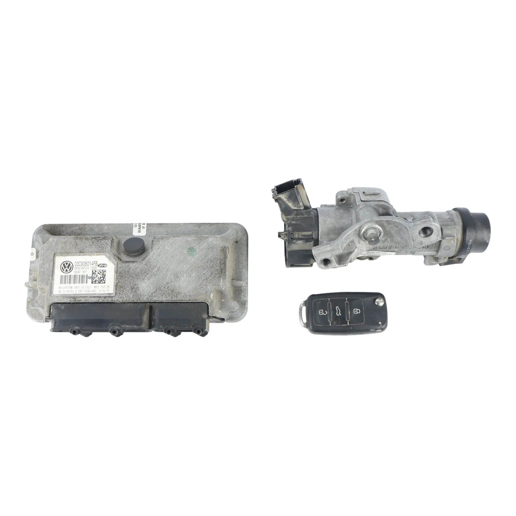 Seat Ibiza 6J Motorsteuergerät 86HP 1.4 Benzin CGGB Manuell 03C906014FB Set
