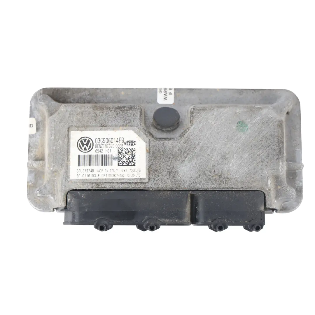 Seat Ibiza 6J Motorsteuergerät 86HP 1.4 Benzin CGGB Manuell Set - SKU 03C906014FB - Teilenummer 03C906014FB