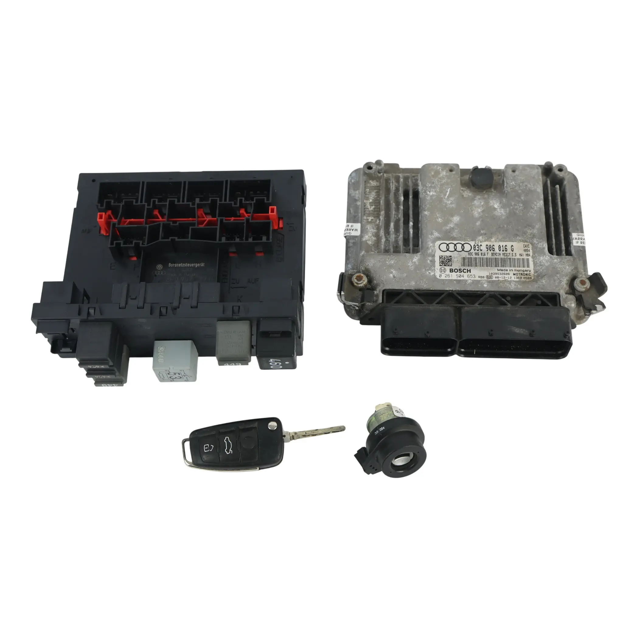Audi A3 8P Engine Control ECU 125HP 1.4 TSI Petrol CAXC Automatic 03C906016G Kit