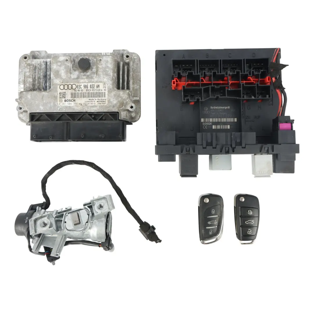 Audi A3 8P ECU Ignition Switch Key 1.4 TFSI 125HP Petrol CAXC Manual - SKU 03C906022AN-1 - Part number 03C906022AN