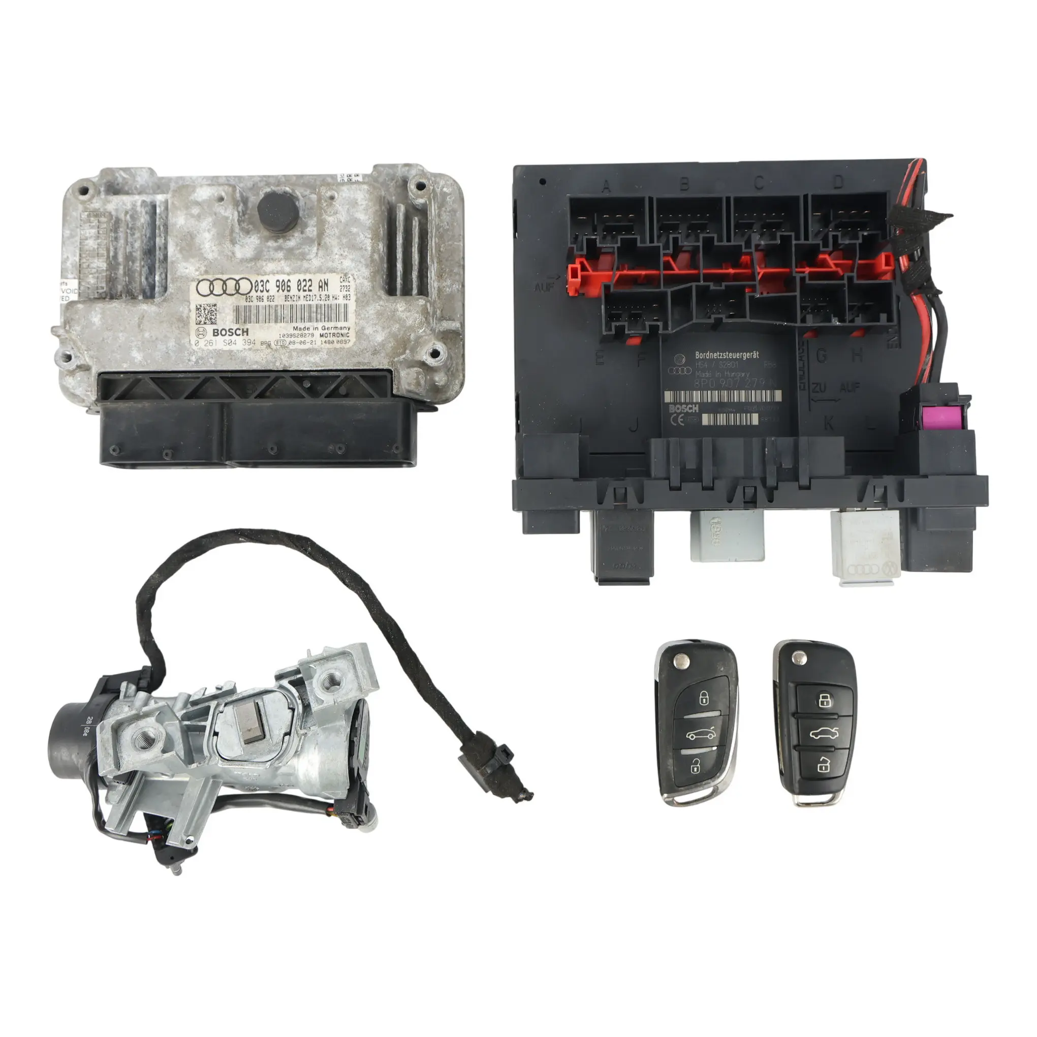 Audi A3 8P ECU Kluczyk 1.4 TFSI 125KM Benzyna CAXC Manualna 03C906022AN