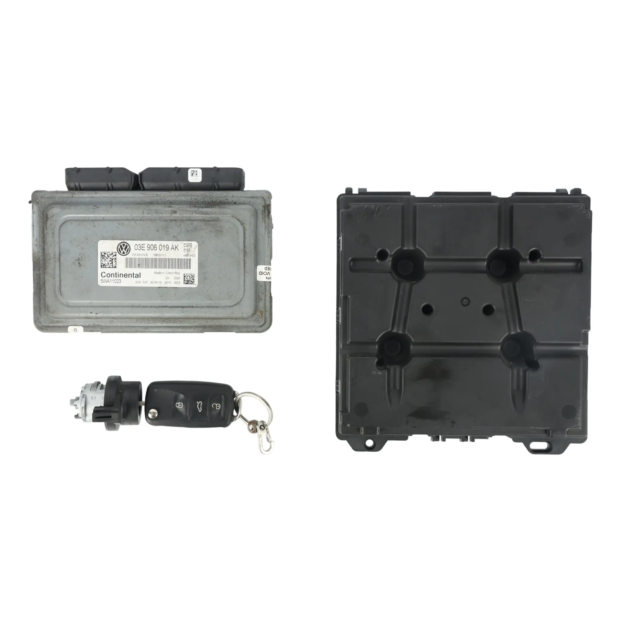 Volkswagen Polo 6R CGPB 1.2 60HP Motor Steuergerät Schaltgetriebe 03E906019AK