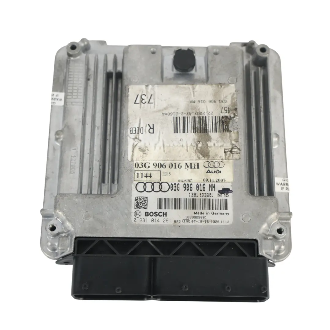 Kit Calculateur Moteur 2.0 TDI BRE 140HP Diesel Manuelle pour Audi A6 C6 à propos du numéro de pièce 03G906016MH Audi A6 C6 Kit Calculateur Moteur 2.0 TDI BRE 140HP Diesel Manuelle - SKU 03G906016MH-2 - Numéro de pièce 03G906016MH