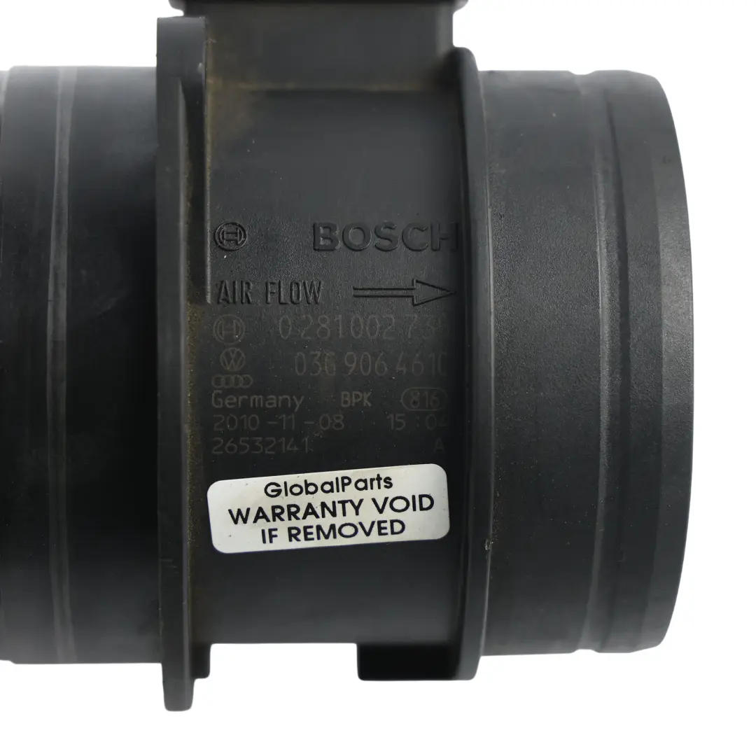 MK6 Audi A3 8P Seat Skoda 2.0 TDI Mass Air Flow Maf Meter to VW Golf with Part number 03G906461C VW Golf MK6 Audi A3 8P Seat Skoda 2.0 TDI Mass Air Flow Maf Meter - SKU 03G906461C - Part number 03G906461C