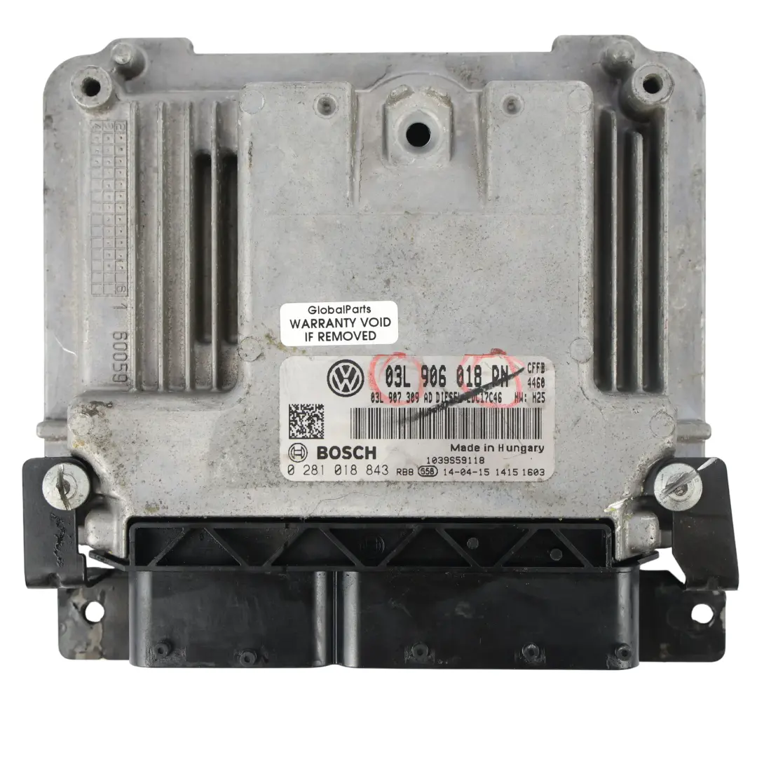Calculateur Moteur ECU 140HP 2.0 CFFB Manuelle pour Volkswagen New Beetle à propos du numéro de pièce 03L906018PN Volkswagen New Beetle Calculateur Moteur ECU 140HP 2.0 CFFB Manuelle - SKU 03L906018PN - Numéro de pièce 03L906018PN