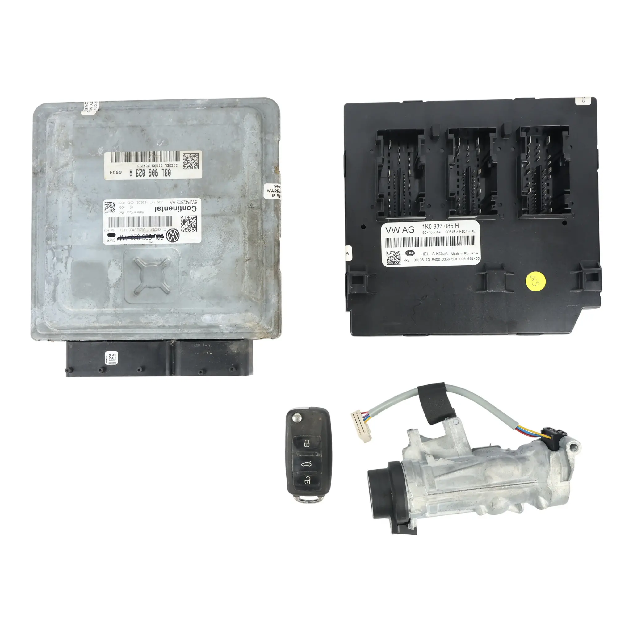 Volkswagen Golf 5k 1.6 TDI 90HP CAYB Engine Control Unit ECU 03L906023A Manual