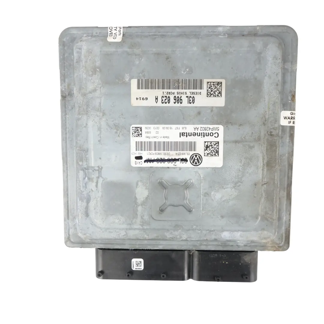 5k 1.6 TDI 90HP CAYB Centralina Motore ECU Manuale per Volkswagen Golf con numero di parte 03L906023A Volkswagen Golf 5k 1.6 TDI 90HP CAYB Centralina Motore ECU Manuale - SKU 03L906023A-1 - Numero di parte 03L906023A