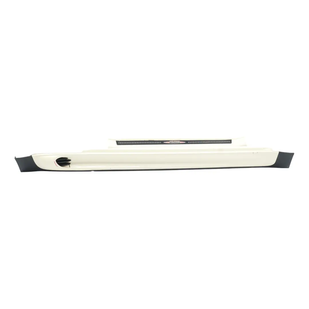 Mini R56 R57 JCW Puerta Derecha Embellecedor Lateral Faldón Pepper White - 850 - SKU 0404114-PW - Número de pieza 0404114