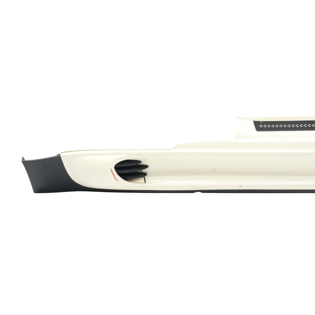 Puerta Derecha Embellecedor Lateral Faldón Pepper White - 850 para Mini R56 R57 JCW con número de pieza 0404114 Mini R56 R57 JCW Puerta Derecha Embellecedor Lateral Faldón Pepper White - 850 - SKU 0404114-PW - Número de pieza 0404114