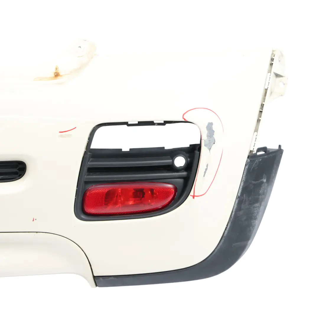 Bumper PDC Trim Panel Cover JCW Aerokit Pepper White - 850 to Mini R56 R57 Rear with Part number 0413367 Mini R56 R57 Rear Bumper PDC Trim Panel Cover JCW Aerokit Pepper White - 850 - SKU 0413367-PW - Part number 0413367