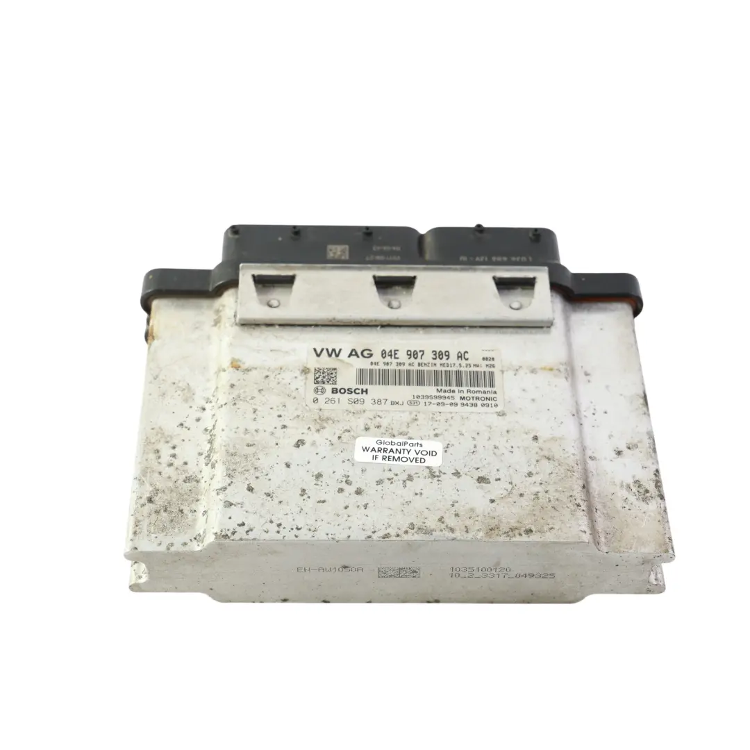 Audi A1 8X 1.4 TFSI CZCA 125HP Centralina Motore ECU Manuale - SKU 04E907309AC-4 - Numero di parte 04E907309AC
