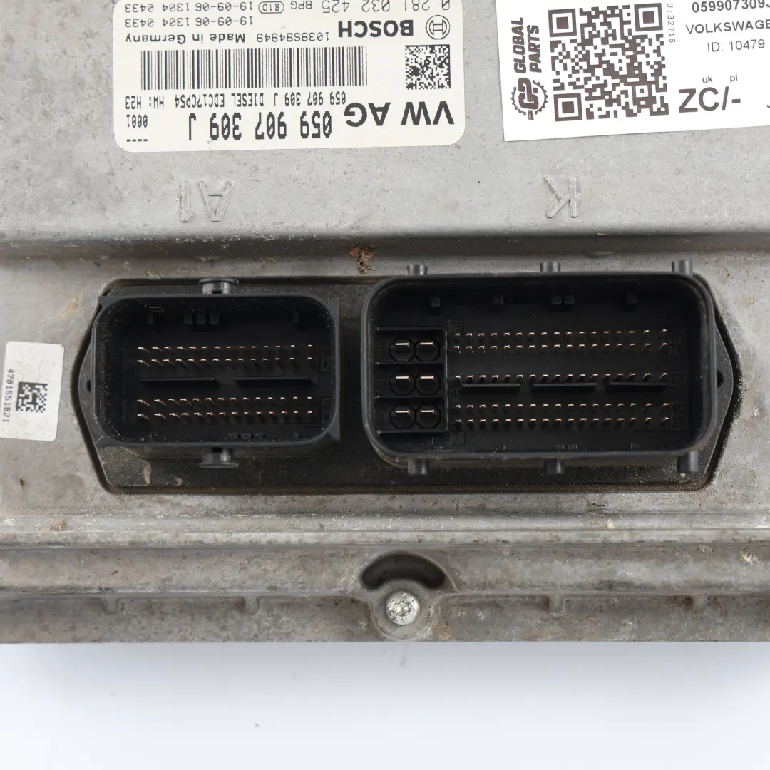 2H Sterownik 3.0 TDI 258KM DDXE Automat do Volkswagen Amarok o numerze 059907309J Volkswagen Amarok 2H Sterownik 3.0 TDI 258KM DDXE Automat - SKU 059907309J - Numer Części 059907309J