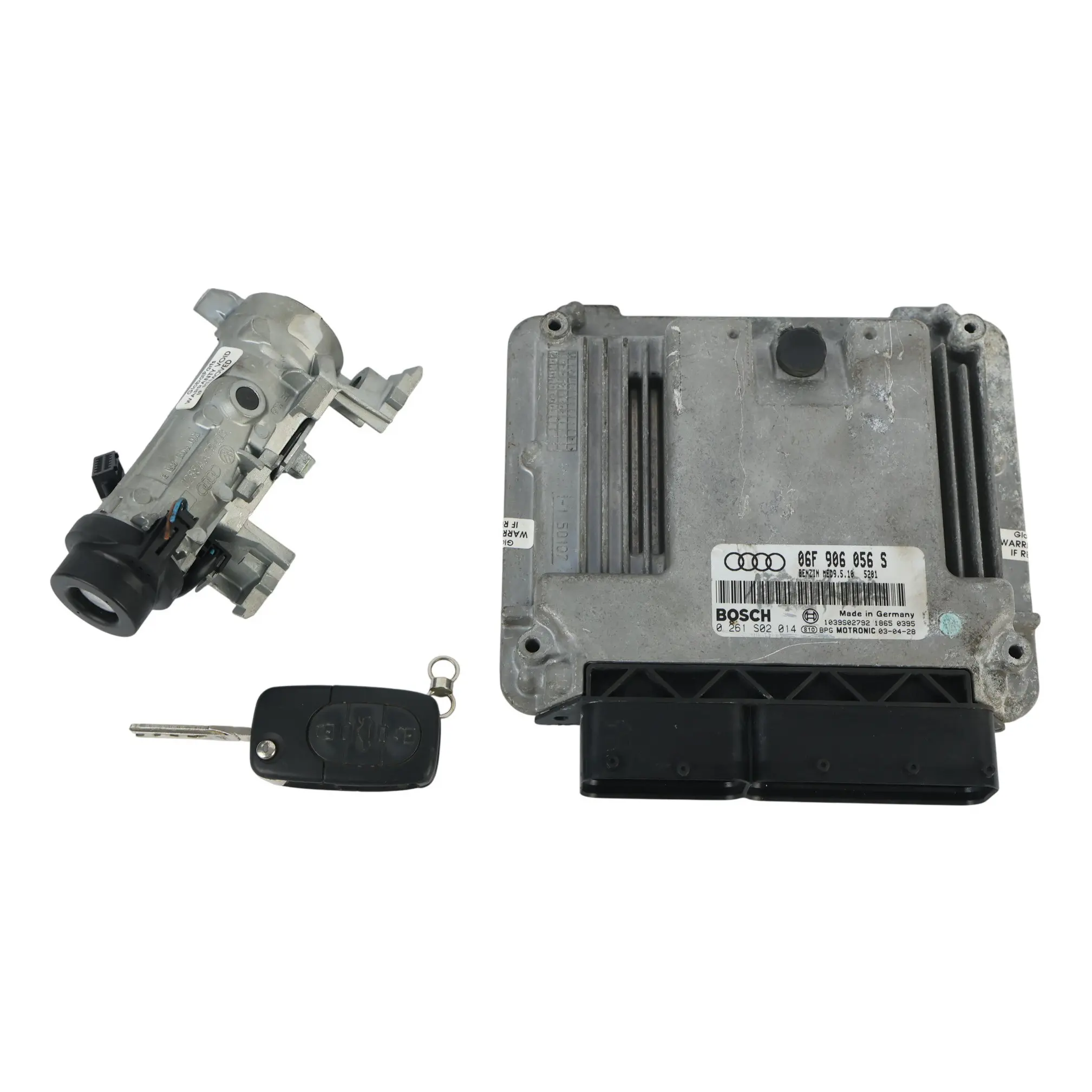 Audi A3 8P Engine Control Unit ECU Module 2.0 Petrol 150HP Manual 06F906056S Kit