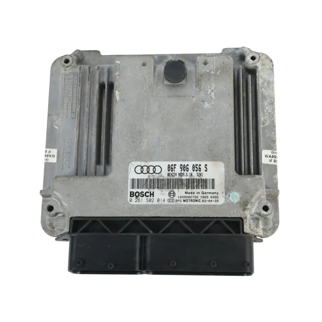 Audi A3 8P Engine Control Unit ECU Module 2.0 Petrol 150HP Manual Kit - SKU 06F906056S - Part number 06F906056S