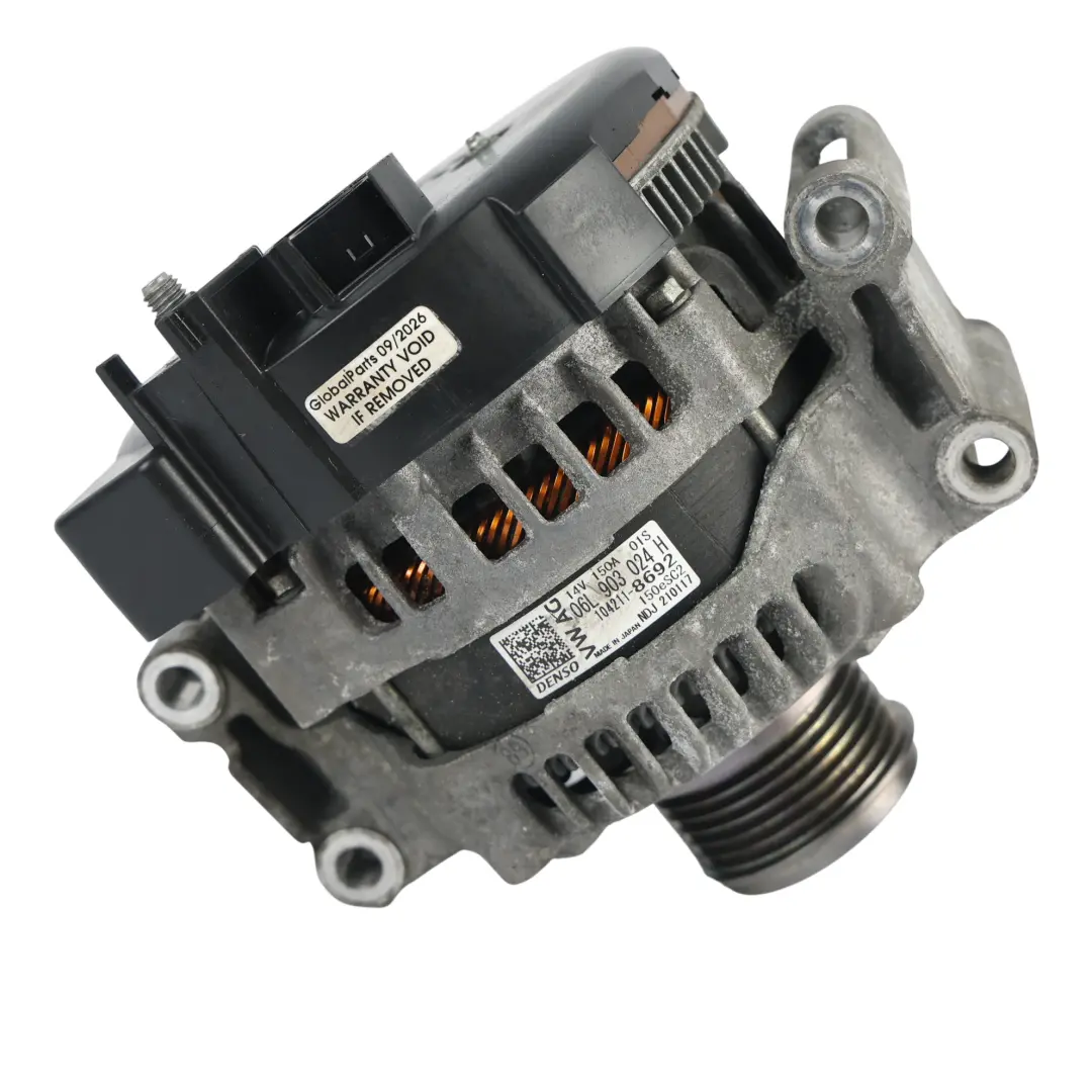 Audi A4 B9 A5 F5 Alternatore 14V 150A 2.0 TFSI CVKB - SKU 06L903024H - Numero di parte 06L903024H