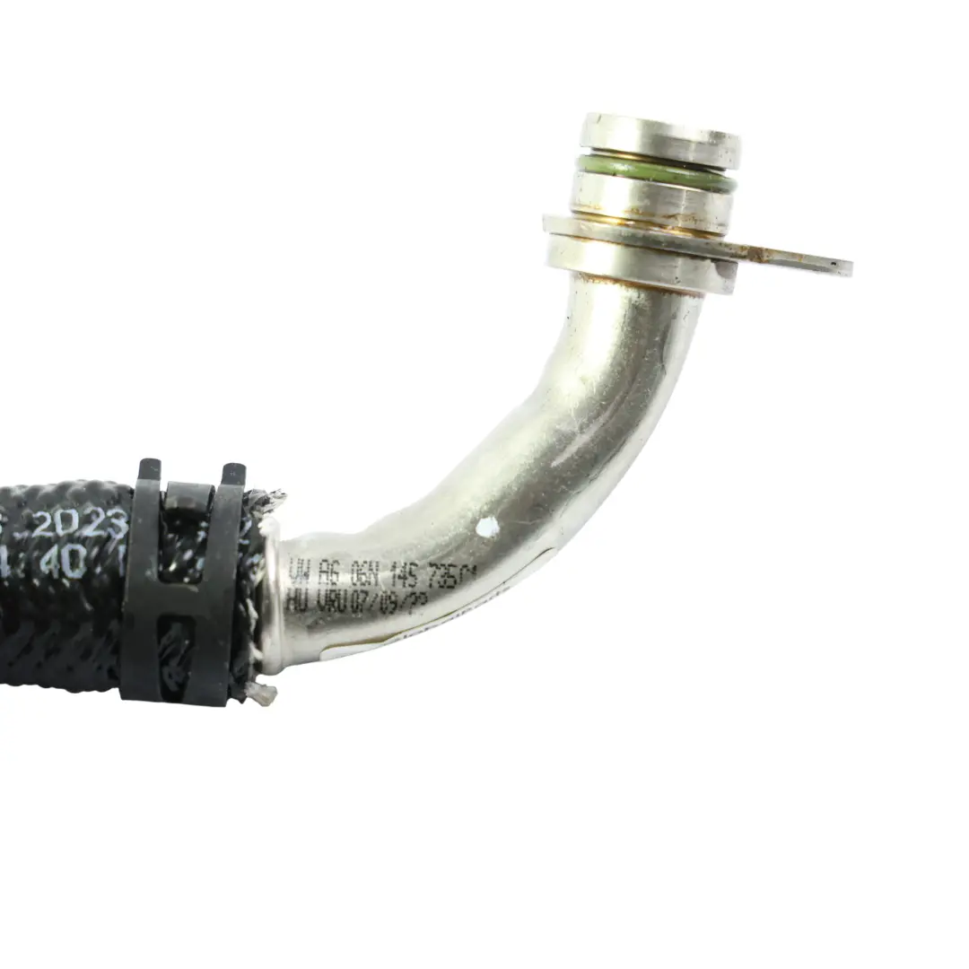 Audi A4 B9 A5 F5 A6 C8 Q7 4M Turbocharger Oil Pipe Hose Line 2.0 TFSI - SKU 06N145735C - Part number 06N145735C
