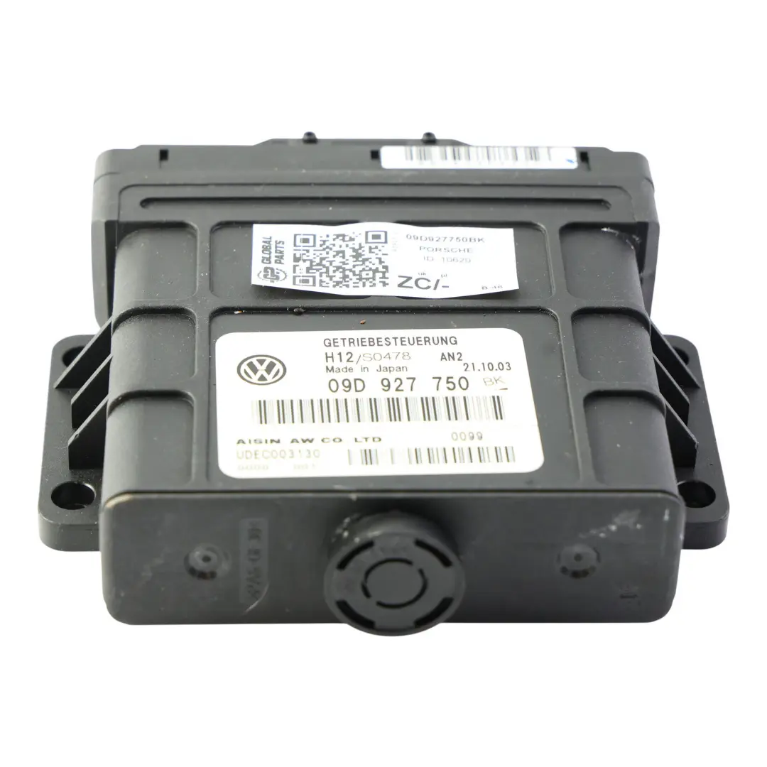 Transmission Control Unit Module to Porsche Cayenne 9PA Automatic with Part number 09D927750BK Porsche Cayenne 9PA Automatic Transmission Control Unit Module - SKU 09D927750BK - Part number 09D927750BK