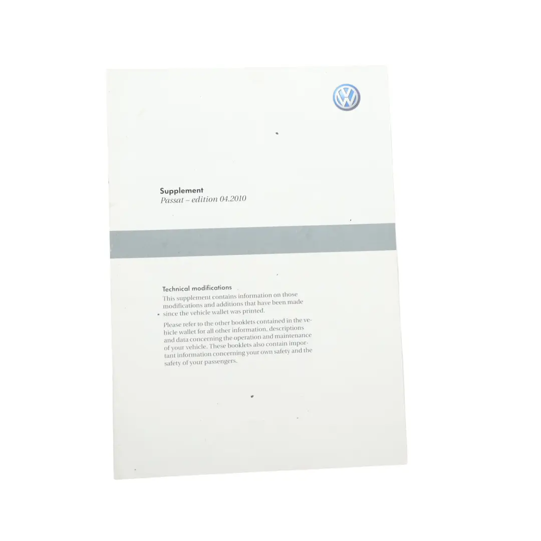 Instrukcja Obsługi Książka Serwisowa Etui do Volkswagen Passat B6 o numerze 1115R1PL620 Volkswagen Passat B6 Instrukcja Obsługi Książka Serwisowa Etui - SKU 1115R1PL620 - Numer Części 1115R1PL620