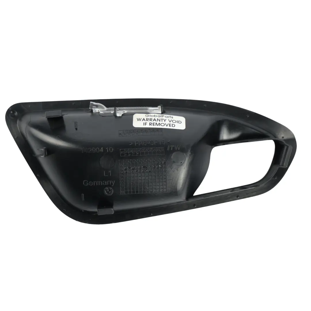 BMW F20 F21 Door Handle Surround Cover Trim Front Right O/S - SKU 14290410 - Part number 14290410
