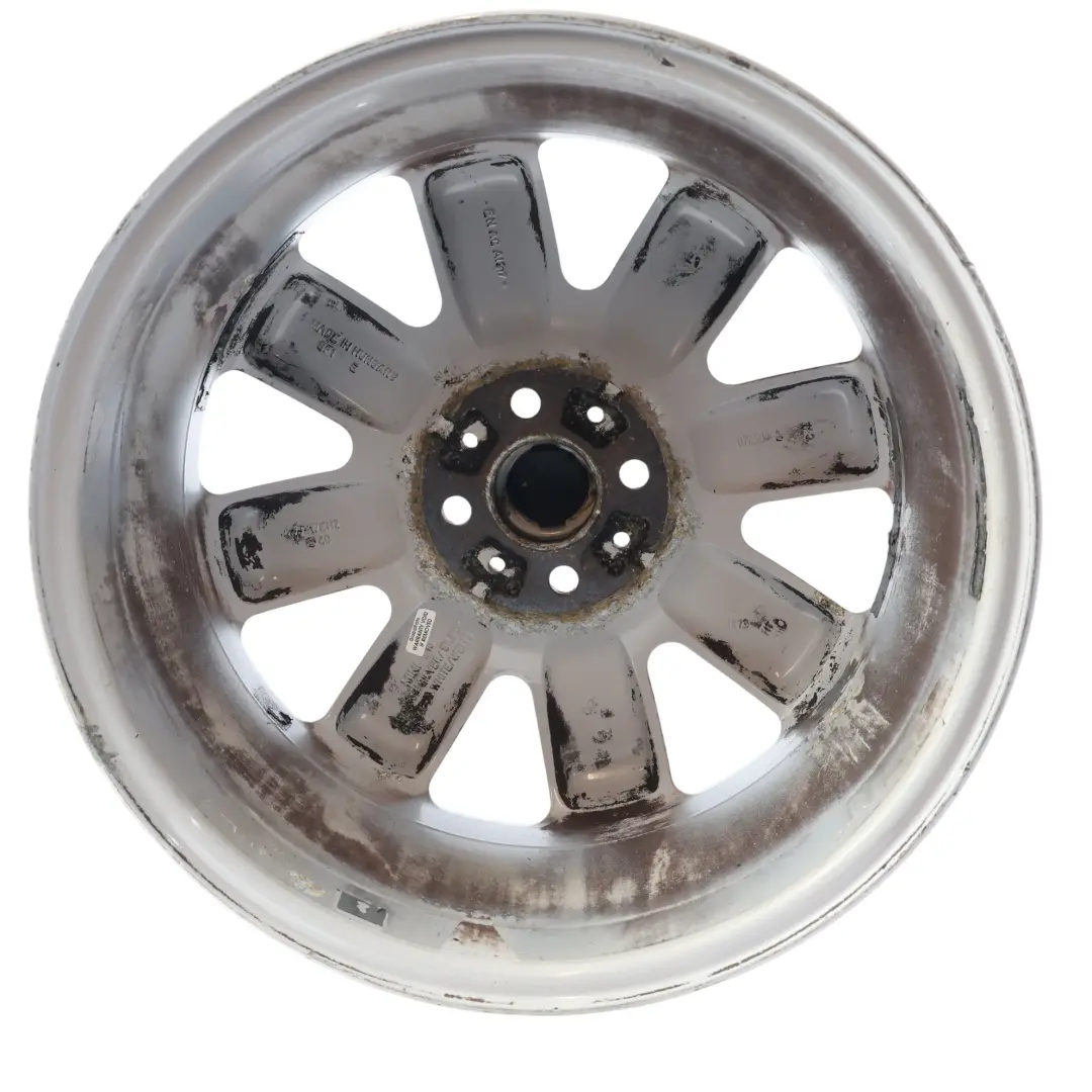 Llanta de aluminio plata 17" ET: 48 7J Rayo 85 para Mini Cooper R50 R55 R56 R57 con número de pieza 1512352 Mini Cooper R50 R55 R56 R57 Llanta de aluminio plata 17" ET: 48 7J Rayo 85 - SKU 1512352-SL2 - Número de pieza 1512352