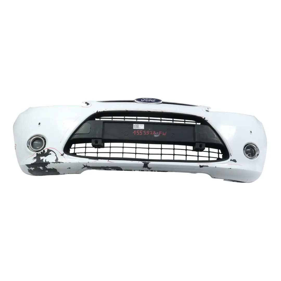 Ford Fiesta Mk7 Front Bumper Trim Panel Covering Frozen White - Z2 - SKU 1553528-FW - Part number 1553528