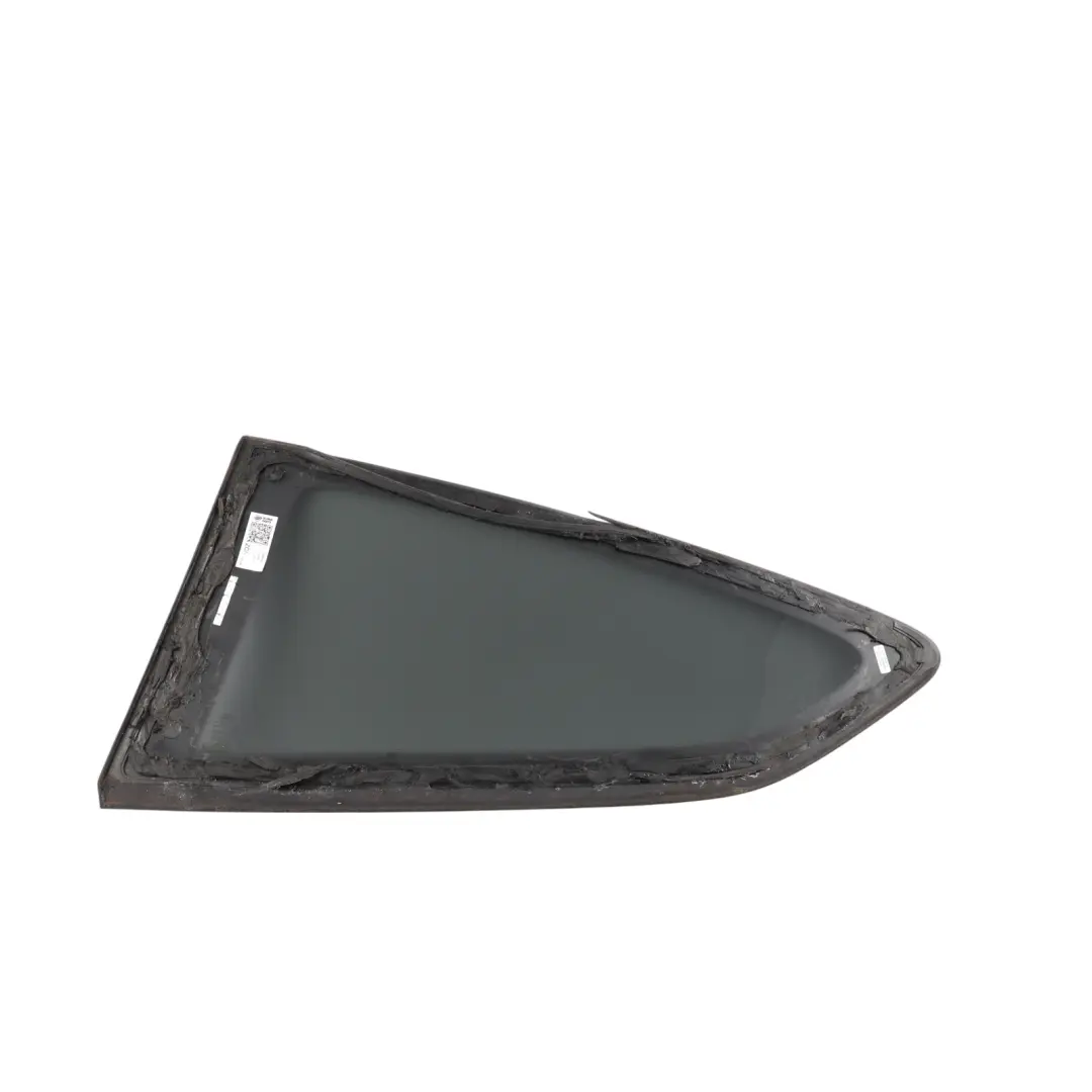 Quarter Window Glass Rear Right O/S Chrome to Ford Fiesta Mk7 with Part number 1599183 Ford Fiesta Mk7 Quarter Window Glass Rear Right O/S Chrome - SKU 1599183 - Part number 1599183