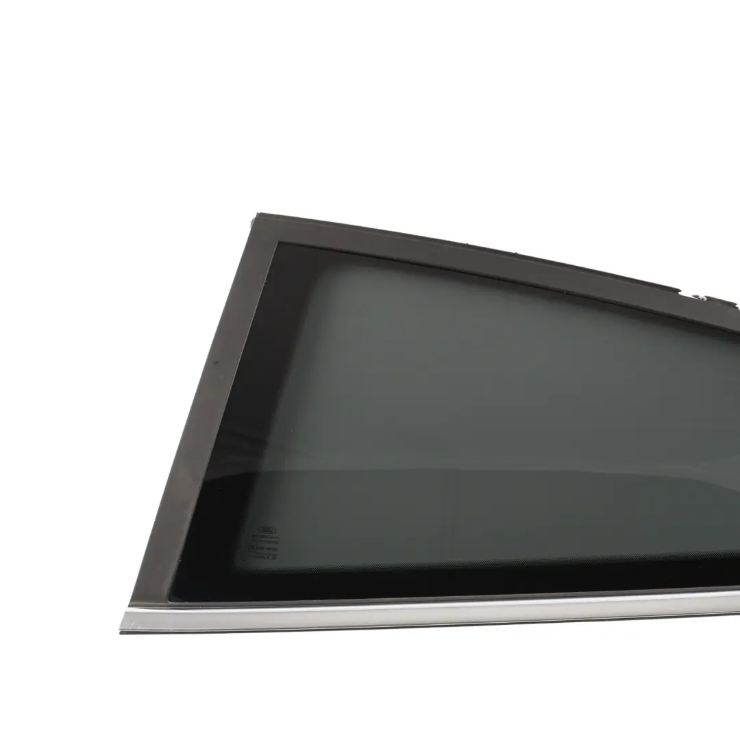 Quarter Window Glass Tinted AS3 Rear Left N/S Chrome to Ford Fiesta Mk7 with Part number 1599212 Ford Fiesta Mk7 Quarter Window Glass Tinted AS3 Rear Left N/S Chrome - SKU 1599212 - Part number 1599212