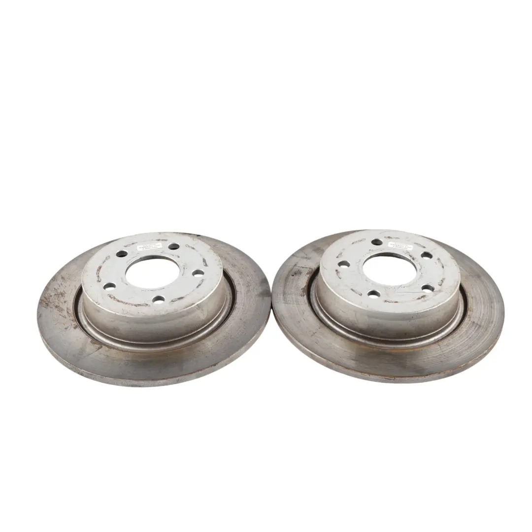 Mk2 Rear Brake Disc Left Right N/O/S Set AV61-2A315-AA to Ford Transit Connect with Part number 1683384 Ford Transit Connect Mk2 Rear Brake Disc Left Right N/O/S Set AV61-2A315-AA - SKU 1683384-1 - Part number 1683384