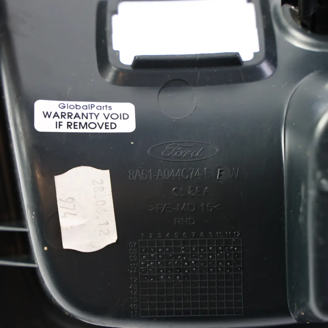 Ford Fiesta Mk7 Centre Console Cover Panel Trim Black 8A61-A044C74-BEW - SKU RHD-1700818 - Part number 1700818