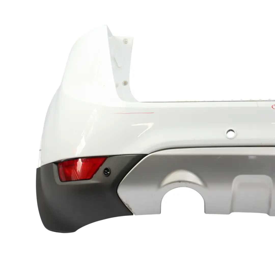Mk1 Rear Bumper Cover Panel Trim Frozen White - Z2 to Ford Kuga with Part number 1721597 Ford Kuga Mk1 Rear Bumper Cover Panel Trim Frozen White - Z2 - SKU 1721597-FW1 - Part number 1721597