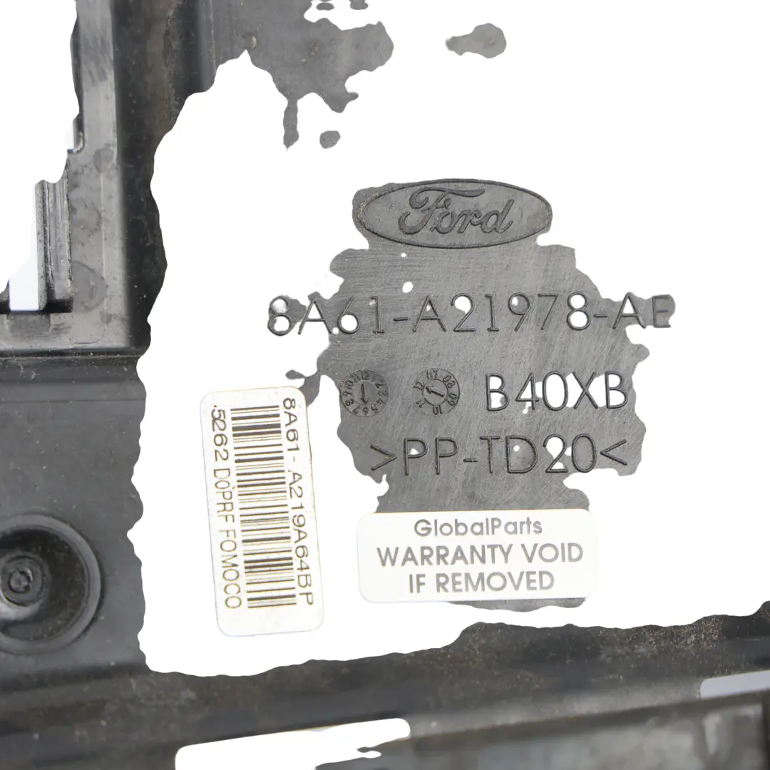 Front Door Lock Shield Bracket Cover Right O/S 8A61-A21978-AE to Ford Fiesta Mk7 with Part number 1726284 Ford Fiesta Mk7 Front Door Lock Shield Bracket Cover Right O/S 8A61-A21978-AE - SKU 1726284 - Part number 1726284