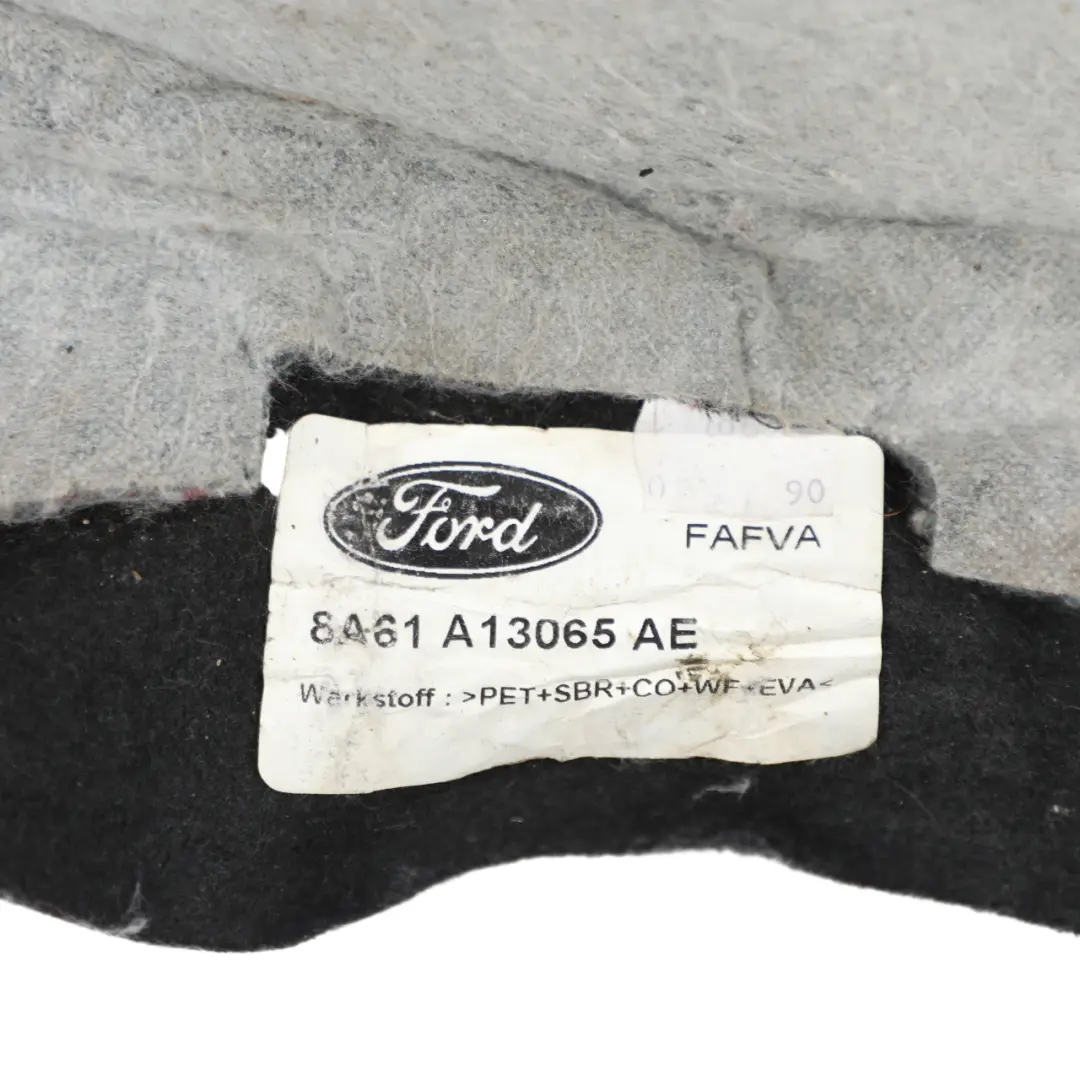 Boot Floor Carpet Liner Mat Black 8A61-A13065-AE to Ford Fiesta Mk7 with Part number 1760819 Ford Fiesta Mk7 Boot Floor Carpet Liner Mat Black 8A61-A13065-AE - SKU 1760819 - Part number 1760819
