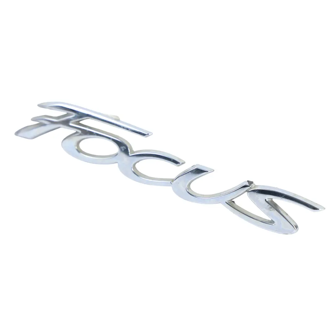 Mk3 Rear Tailboot Lid Trunk Badge Emblem Chrome BM51-R42528-BA to Ford Focus with Part number 1765113 Ford Focus Mk3 Rear Tailboot Lid Trunk Badge Emblem Chrome BM51-R42528-BA - SKU 1765113 - Part number 1765113