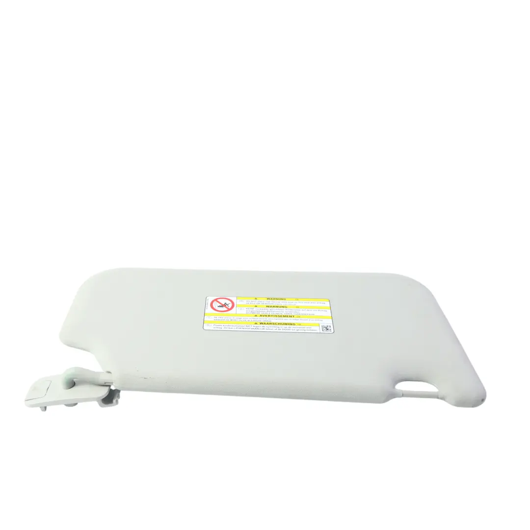 Sun Visor Cover Panel Grey Front Left N/S to Ford Fiesta Mk7 with Part number 1777175 Ford Fiesta Mk7 Sun Visor Cover Panel Grey Front Left N/S - SKU RHD-1777175 - Part number 1777175