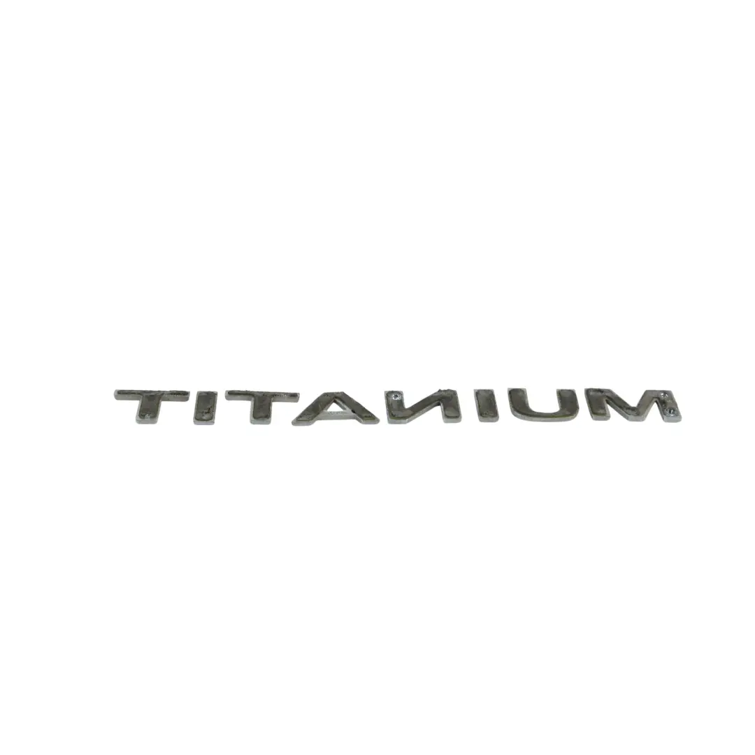 Lettering Emblem Titanium Ornament Sticker 7M51-42528-DE to Ford Fiesta Mk7 with Part number 1805527 Ford Fiesta Mk7 Lettering Emblem Titanium Ornament Sticker 7M51-42528-DE - SKU 1805527 - Part number 1805527