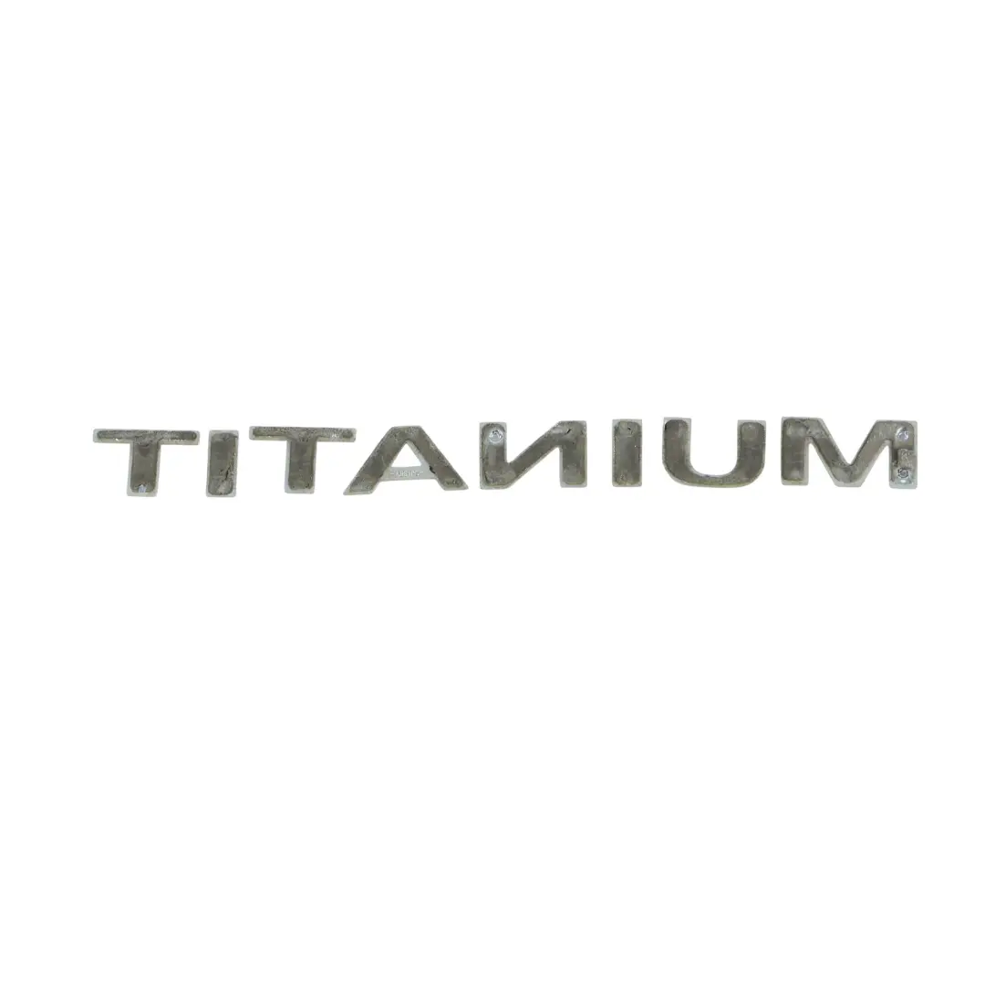 Schriftzug Emblem Titanium Aufkleber 7M51-42528-DE für Ford Fiesta Mk7 mit Teilenummer 1805527 Ford Fiesta Mk7 Schriftzug Emblem Titanium Aufkleber 7M51-42528-DE - SKU 1805527 - Teilenummer 1805527