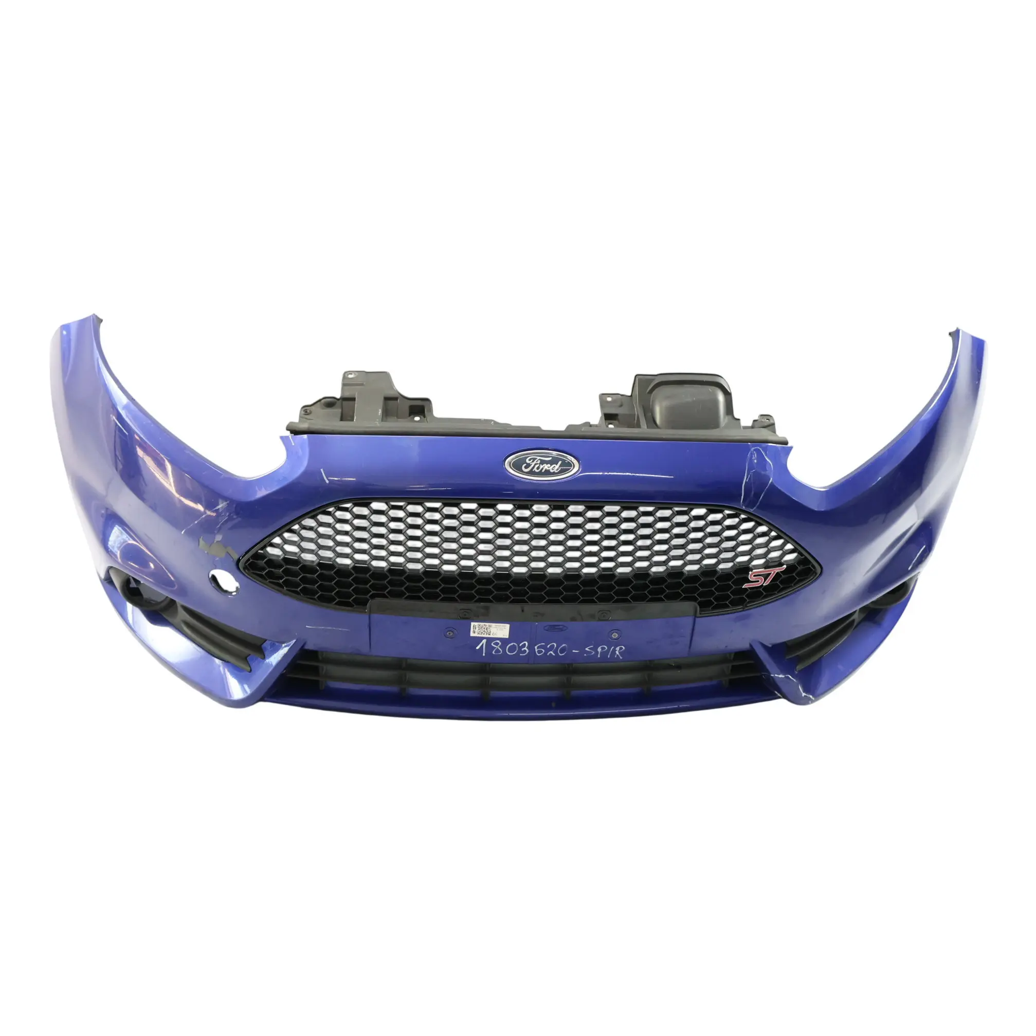 Ford Fiesta Mk7 Front Bumper ST Trim Panel Covering Spirit Blue Metallic - L1