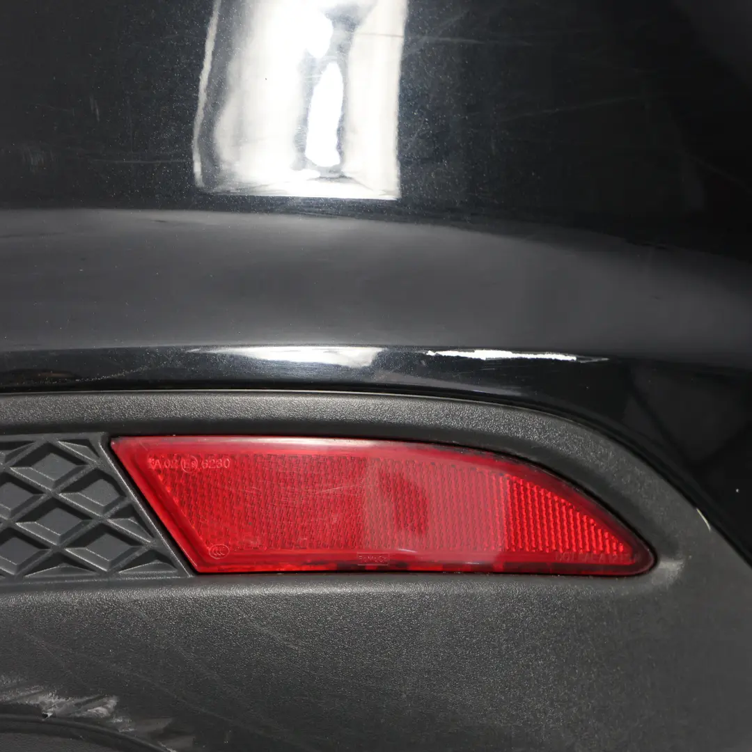 Ford Focus Mk3 Saloon Rear Bumper Trim Panel Cover Panther Black Metallic - D9 - SKU 1852397-PBL - Part number 1852397