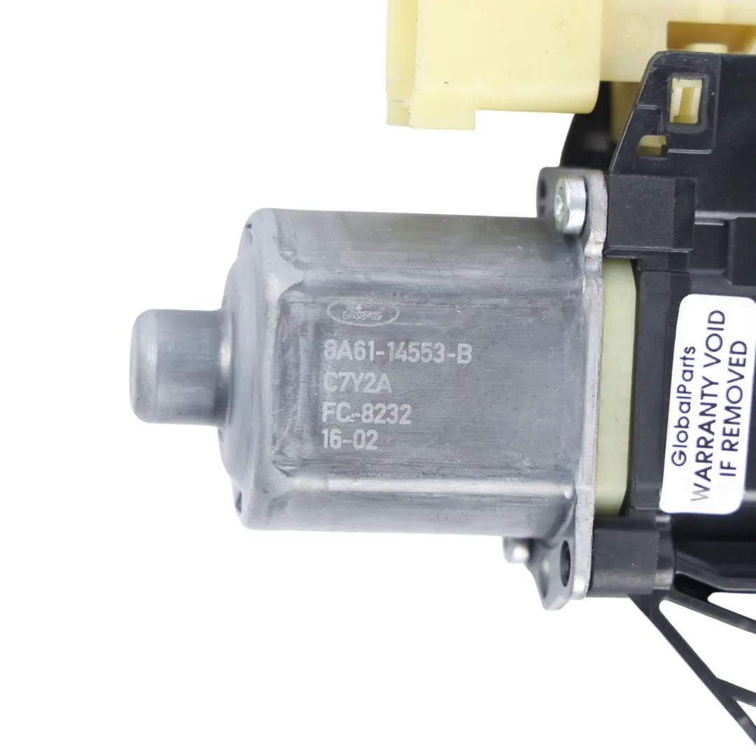 Front Door Window Lifter Regulator Motor Right O/S 8A61-14553-B to Ford Fiesta Mk7 with Part number 1852734 Ford Fiesta Mk7 Front Door Window Lifter Regulator Motor Right O/S 8A61-14553-B - SKU 1852734 - Part number 1852734