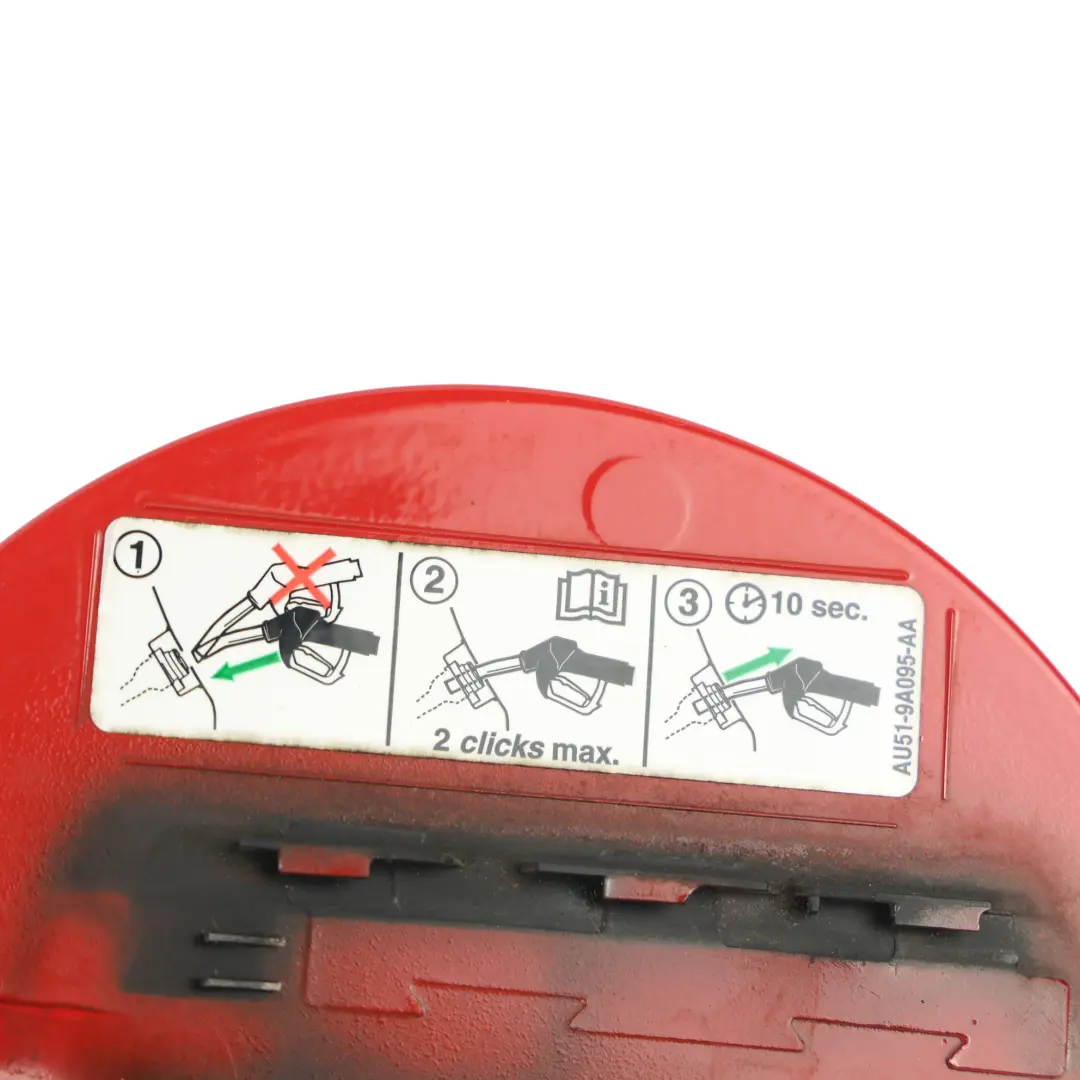 Ford Fiesta Mk7 Fuel Filler Flap Door Cover Racing Red - ZJ 8A61-A405A02-AH - SKU 1866686-RAR - Part number 1866686