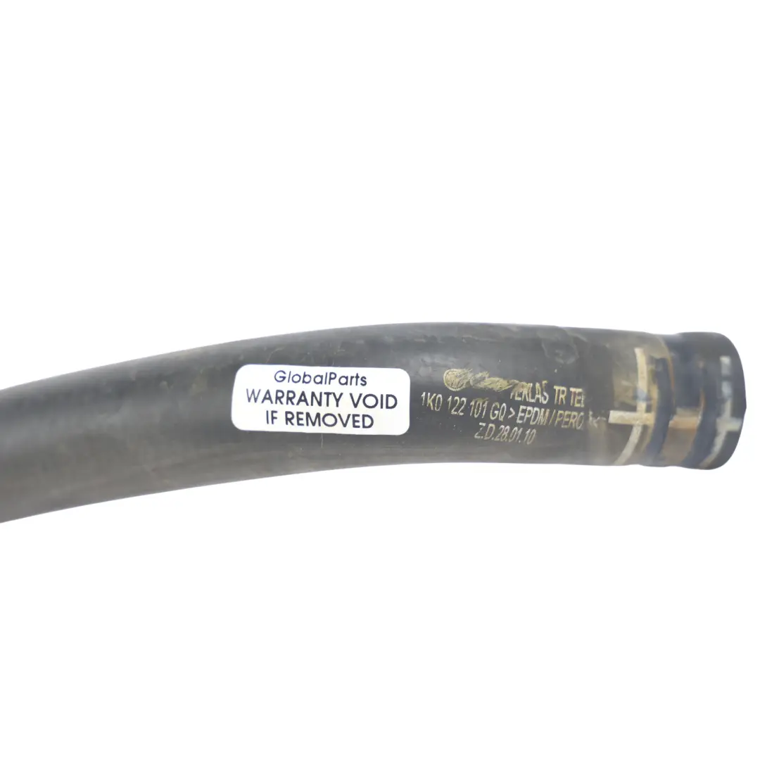 Audi A3 8P Engine Water Coolant Pipe Hose Tube Line 1.4 Petrol 1K0122101GQ - SKU 1K0121101CR - Part number 1K0121101CR