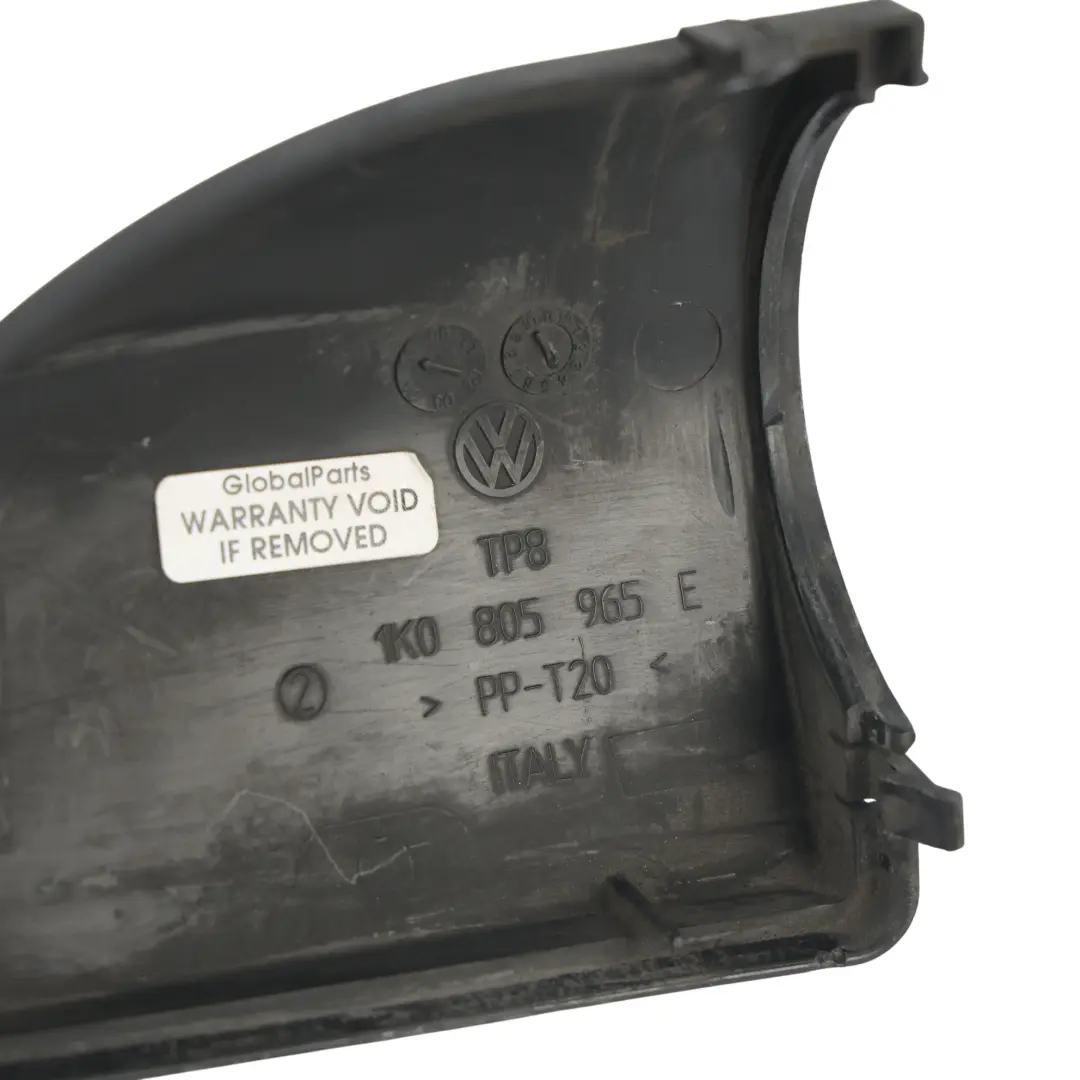 Audi A3 8P VW Golf Mk5 Condotto Aspirazione Aria Copertura Pannello - SKU 1K0805965E - Numero di parte 1K0805965E