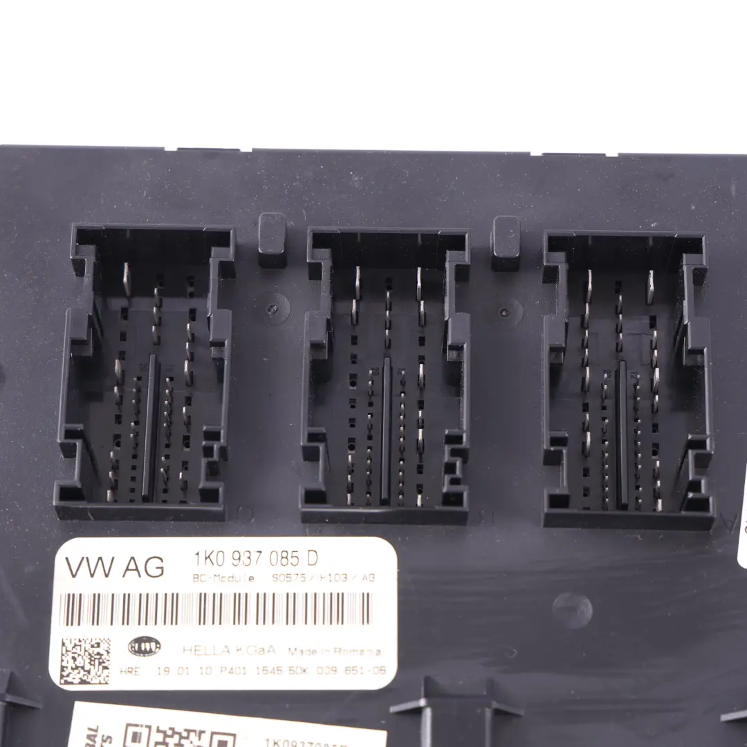 MK6 5K Module Commande Carrosserie BCM Confort pour Volkswagen Golf à propos du numéro de pièce 1K0937085D Volkswagen Golf MK6 5K Module Commande Carrosserie BCM Confort - SKU 1K0937085D - Numéro de pièce 1K0937085D