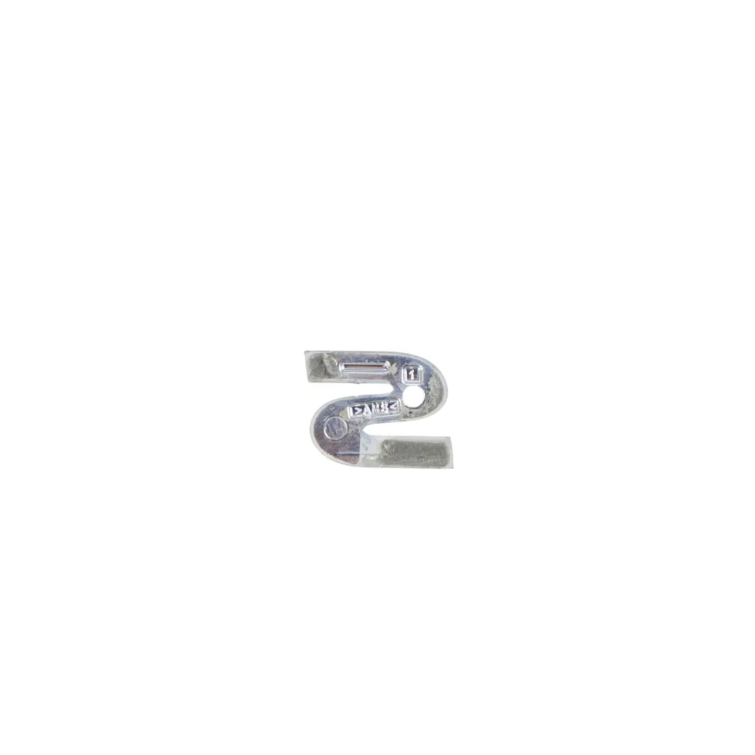 Volkswagen Scirocco Mk3 Emblema TSI Tapa Maletero Trasero Cromo Rojo - SKU 1K8853675A - Número de pieza 1K8853675A